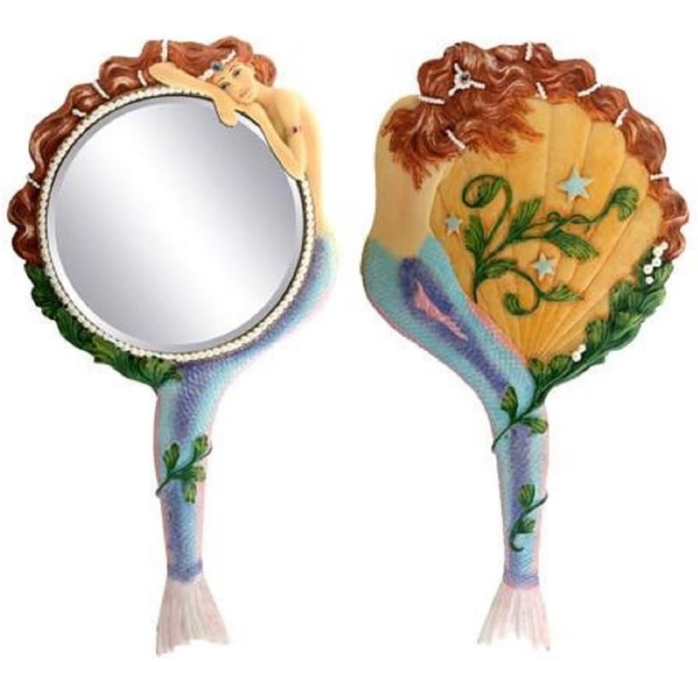 NEW Mermaid Hand Mirror Collectible Sea
Nymph Decoration Figurine Model